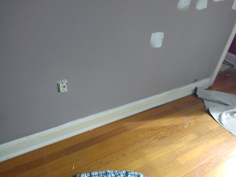 Interior room before painting