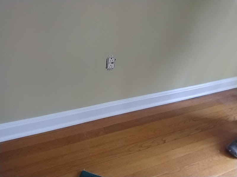 Interior room after painting