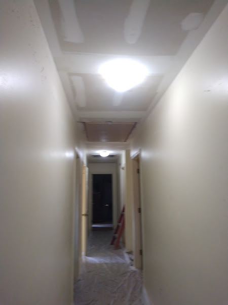 Interior room before painting