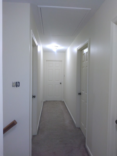 Interior room after painting