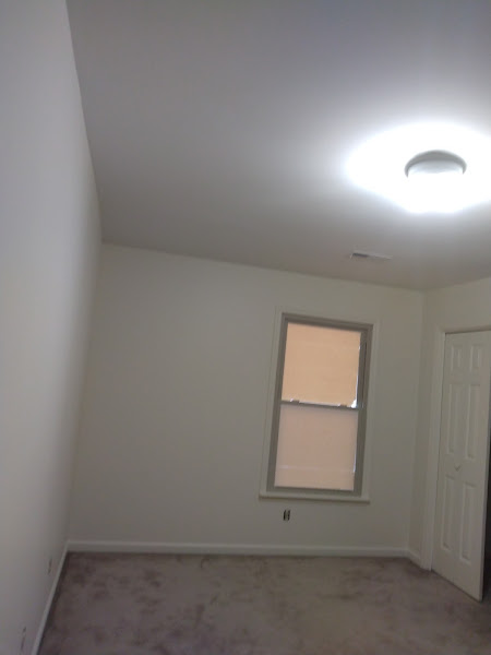Interior room after painting